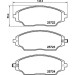 Hella | Bremsbelagsatz, Scheibenbremse | 8DB 355 023-241 Hella | Bremsbelagsatz, Scheibenbremse | 8DB 355 023-241