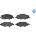 025 245 2316/W Bremsbelagsatz, Scheibenbremse MEYLE-ORIGINAL: True to OE.