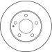 TRW Bremsscheibe DF2704