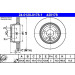 ATE | Bremsscheibe | 24.0120-0178.1 ATE | Bremsscheibe | 24.0120-0178.1