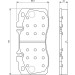 BOSCH Bremsbelagsatz, Scheibenbremse 0 986 494 257