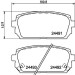 Hella Pagid | Bremsbelagsatz, Scheibenbremse | 8DB 355 012-971