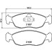 Hella | Bremsbelagsatz, Scheibenbremse | 8DB 355 008-291