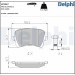 Delphi | Bremsbelagsatz, Scheibenbremse | LP3247 Delphi | Bremsbelagsatz, Scheibenbremse | LP3247