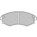 598051 Bremsbelagsatz, Scheibenbremse