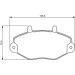 0 986 494 287 Bremsbelagsatz, Scheibenbremse