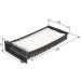 BOSCH 1 987 432 198 Innenraumfilter BOSCH 1 987 432 198 Innenraumfilter