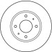 TRW | Bremsscheibe | DF4054