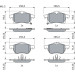 BOSCH | Bremsbelagsatz, Scheibenbremse | 0 986 424 457