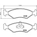 Hella | Bremsbelagsatz, Scheibenbremse | 8DB 355 008-331