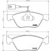 Hella | Bremsbelagsatz, Scheibenbremse | 8DB 355 007-931