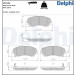 Delphi | Bremsbelagsatz, Scheibenbremse | LP3144 Delphi | Bremsbelagsatz, Scheibenbremse | LP3144