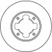 TRW | Bremsscheibe | DF2689 TRW | Bremsscheibe | DF2689