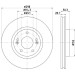 Hella | Bremsscheibe | 8DD 355 119-251 Hella | Bremsscheibe | 8DD 355 119-251