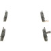 BOSCH | Bremsbelagsatz, Scheibenbremse | 0 986 494 255 BOSCH | Bremsbelagsatz, Scheibenbremse | 0 986 494 255