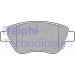 Delphi | Bremsbelagsatz, Scheibenbremse | LP1989 Delphi | Bremsbelagsatz, Scheibenbremse | LP1989