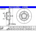 ATE | Bremsscheibe | 24.0110-0258.1 ATE | Bremsscheibe | 24.0110-0258.1