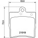 Hella | Bremsbelagsatz, Scheibenbremse | 8DB 355 008-961