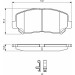 BOSCH Bremsbelagsatz, Scheibenbremse 0 986 494 675