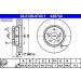 ATE | Bremsscheibe | 24.0128-0740.1 ATE | Bremsscheibe | 24.0128-0740.1