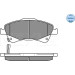 Meyle | Bremsbelagsatz, Scheibenbremse | 025 242 0419/W Meyle | Bremsbelagsatz, Scheibenbremse | 025 242 0419/W