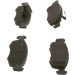BOSCH | Bremsbelagsatz, Scheibenbremse | 0 986 494 197