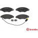 Brembo | Bremsbelagsatz, Scheibenbremse | P 68 042