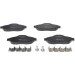 0 986 494 261 Bremsbelagsatz, Scheibenbremse