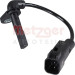 Metzger | Sensor, Raddrehzahl | 09001584 Metzger | Sensor, Raddrehzahl | 09001584