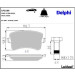 Delphi Bremsbelagsatz, Scheibenbremse LP2106 Delphi Bremsbelagsatz, Scheibenbremse LP2106