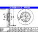 ATE | Bremsscheibe | 24.0134-0104.1 ATE | Bremsscheibe | 24.0134-0104.1