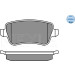 Meyle Bremsbelagsatz, Scheibenbremse MEYLE-ORIGINAL: True to OE 025 243 4817