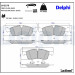 Delphi | Bremsbelagsatz, Scheibenbremse | LP2275