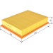 BOSCH 1 457 433 753 Luftfilter BOSCH 1 457 433 753 Luftfilter