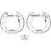 8DB 355 004-291 Bremsbackensatz Shoe Kit Pro