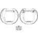 Hella Bremsbackensatz Shoe Kit Pro 8DB 355 004-531