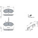 BOSCH | Bremsbelagsatz, Scheibenbremse | 0 986 494 163 BOSCH | Bremsbelagsatz, Scheibenbremse | 0 986 494 163