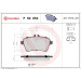Brembo | Bremsbelagsatz, Scheibenbremse | P 50 054