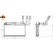 NRF Wärmetauscher, Innenraumheizung EASY FIT 54437