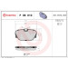 Brembo | Bremsbelagsatz, Scheibenbremse | P 06 010 Brembo | Bremsbelagsatz, Scheibenbremse | P 06 010