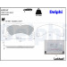 Delphi | Bremsbelagsatz, Scheibenbremse | LP3217 Delphi | Bremsbelagsatz, Scheibenbremse | LP3217
