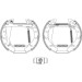 Textar Bremsbackensatz Shoe Kit Pro 84044703