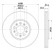 Hella | Bremsscheibe | 8DD 355 107-611