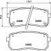 Hella | Bremsbelagsatz, Scheibenbremse | 8DB 355 013-551 Hella | Bremsbelagsatz, Scheibenbremse | 8DB 355 013-551