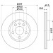 Hella | Bremsscheibe | 8DD 355 105-621