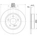 Hella | Bremsscheibe | 8DD 355 119-431