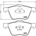 Hella | Bremsbelagsatz, Scheibenbremse | 8DB 355 011-571