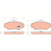 TRW | Bremsbelagsatz, Scheibenbremse | GDB1156 TRW | Bremsbelagsatz, Scheibenbremse | GDB1156