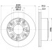 Hella | Bremsscheibe | 8DD 355 105-791