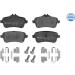 025 252 1618 Bremsbelagsatz, Scheibenbremse MEYLE-ORIGINAL: True to OE.